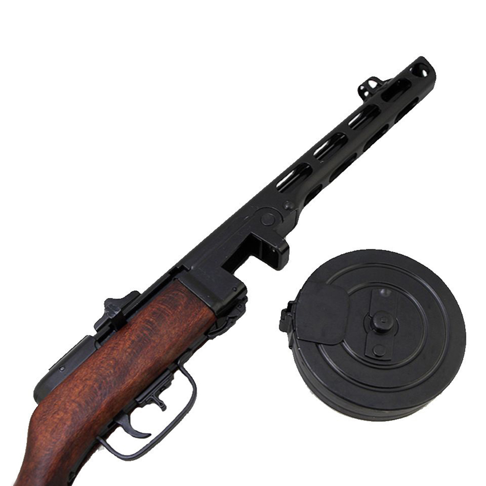 Пистолет-пулемёт Шпагина ППШ, патрон 7,62×25 мм, разработанный в СССР 1940 г. (2-ая Мировая Война)