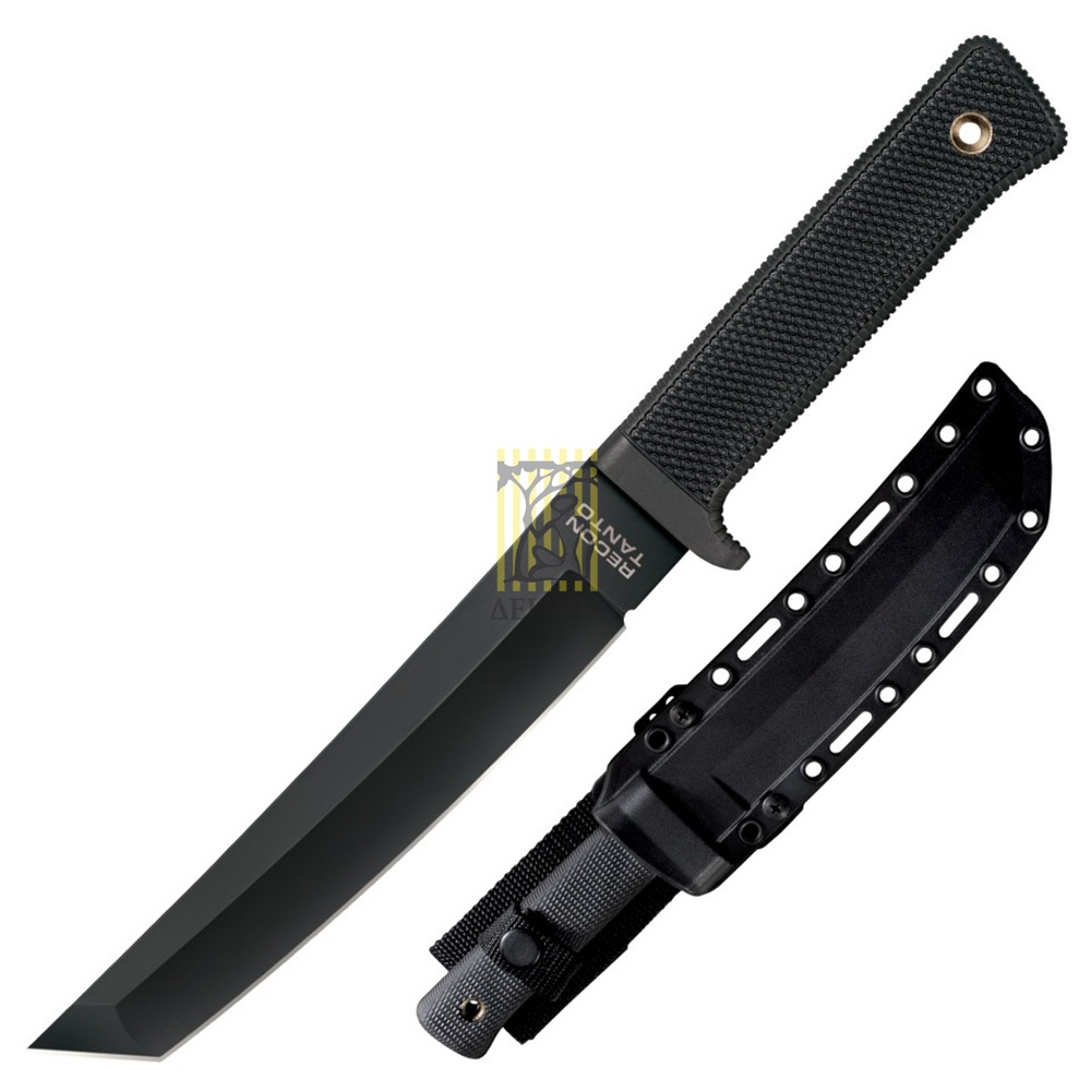 Нож "Recon Tanto" с фиксированным клинком, сталь CPM 3-V, рукоять пластик Kray-Ex™, цвет черный, чех