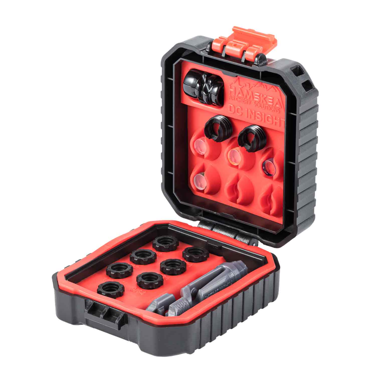 Набор DC Insight KIT Deluxe, тело пип-сайта, 4 Premium линзы A-, A, A+, B, 7 вкладышей, размеры 1/16