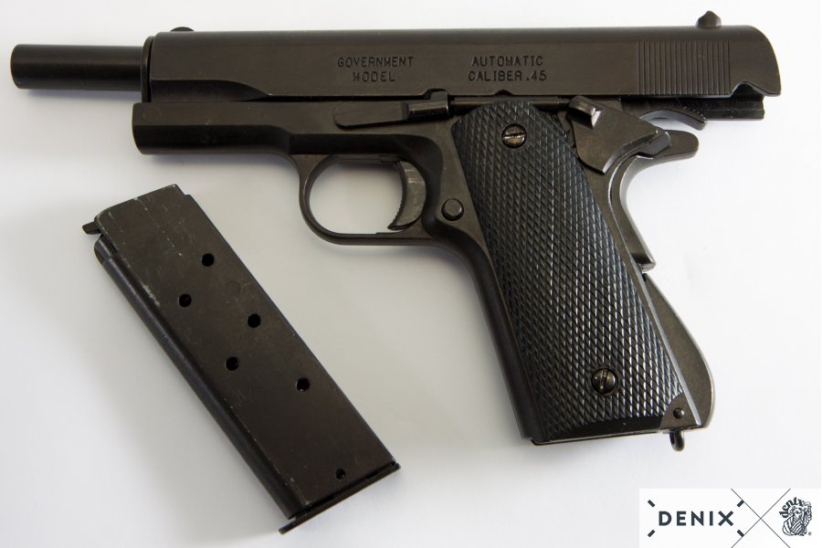 Пистолет автоматический M1911A1, .45 калибра, пластиковые накладки, США, 1911