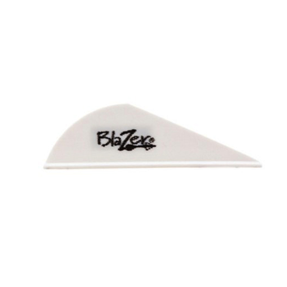 Оперение для стрел пластиковое Blazer, размер 2", цвет белый, производитель Bohning, 100 шт. в упако