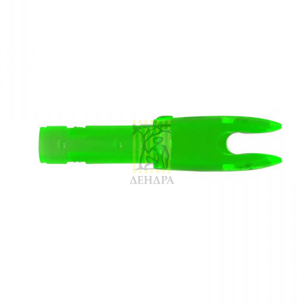 Хвостовик для лучных стрел G Nock, размер S, цвет зеленый, 1 шт.