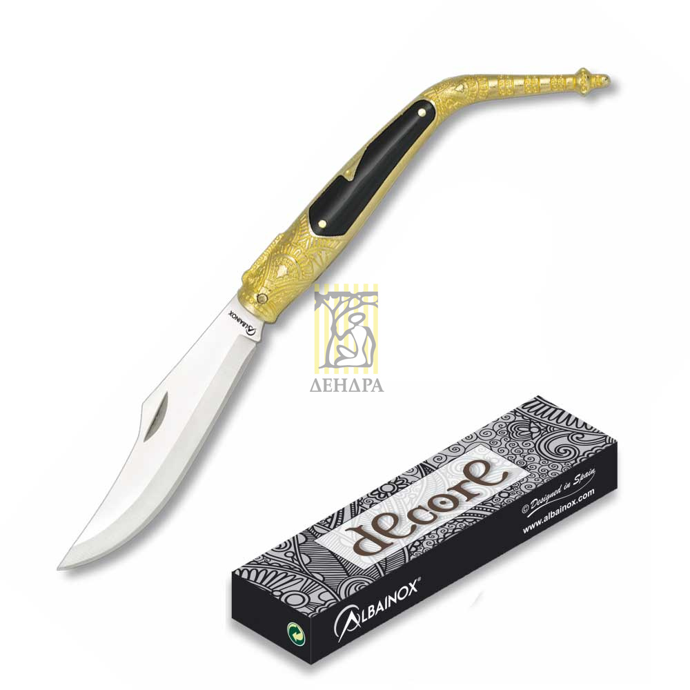 Нож складной наваха Albainox, длина клинка 8,3 см, материал клинка Stainless steel, рукоятьZamak пла