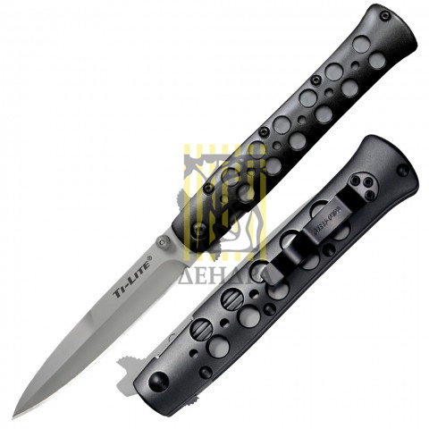 Нож "Ti-Lite 4” складной, сталь S35VN, длина клинка 4", рукоятка алюминий 7075, цвет темно-серый, кл