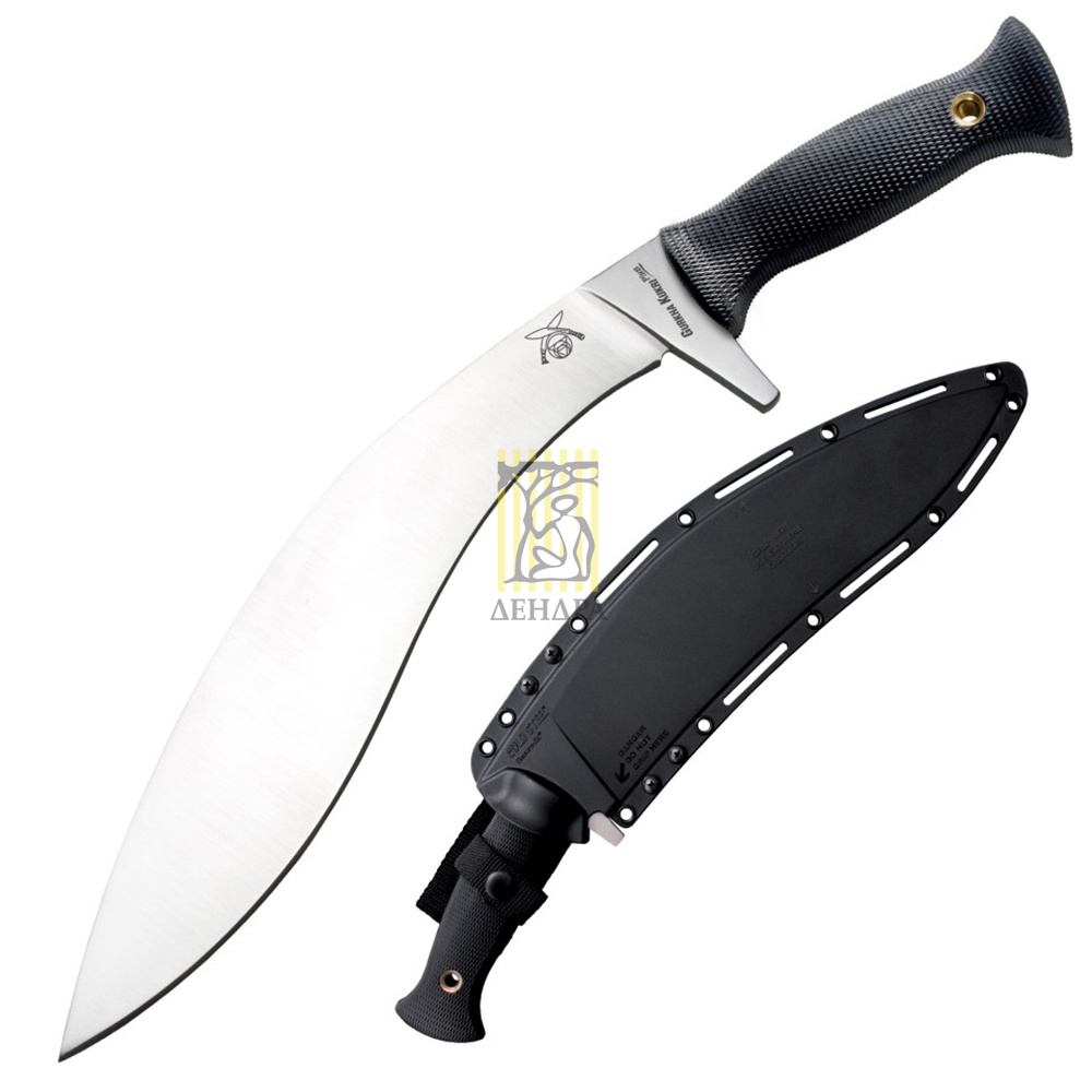Нож "Gurkha Kukri Plus" с фиксированным клинком, сталь O-1, рукоять пластик Kray-Ex™, цвет черный, ч