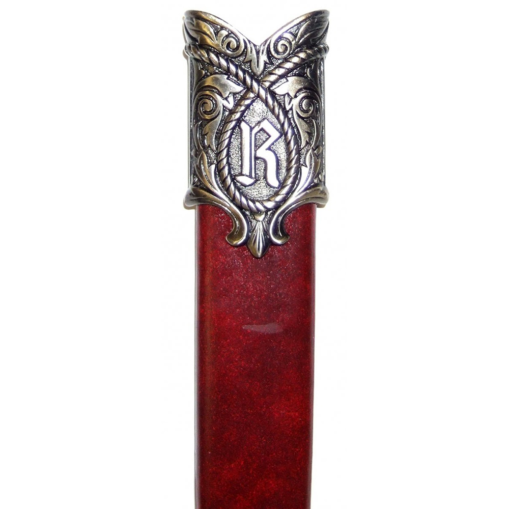 Дага в красных ножнах, 12 век, черный металл