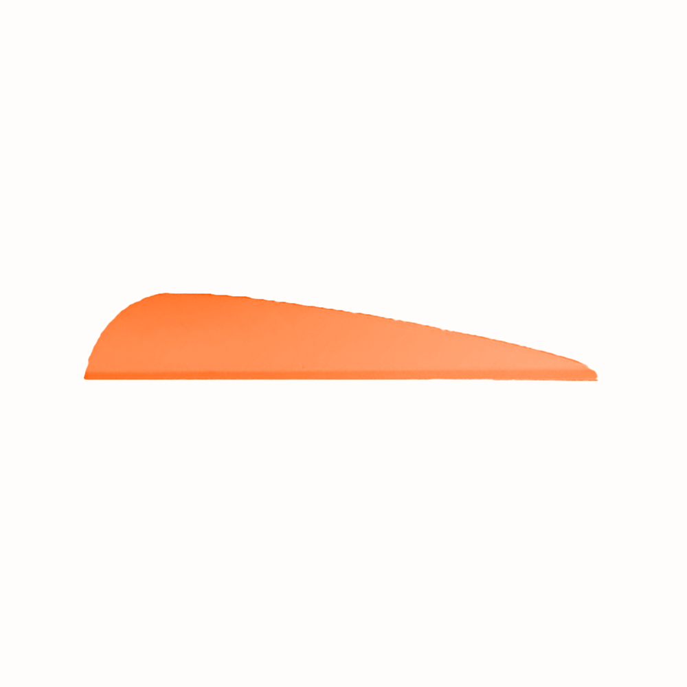 Оперение для стрел Parabolic, размер 2,5", цвет оранжевый, 100 шт