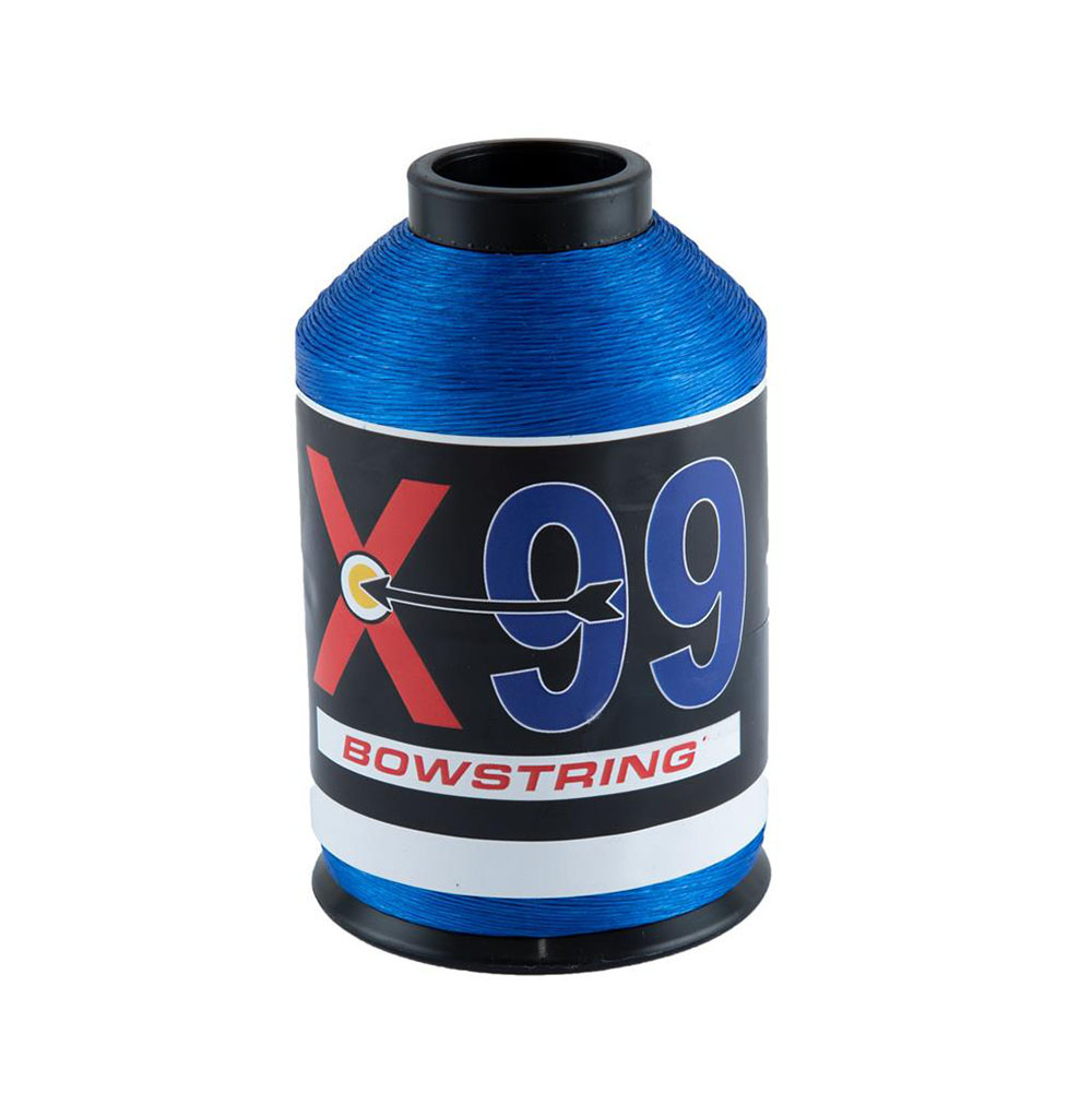 Нить для изготовления тетивы X99, вес 1/4 фунта, производитель BCY, цвет синий