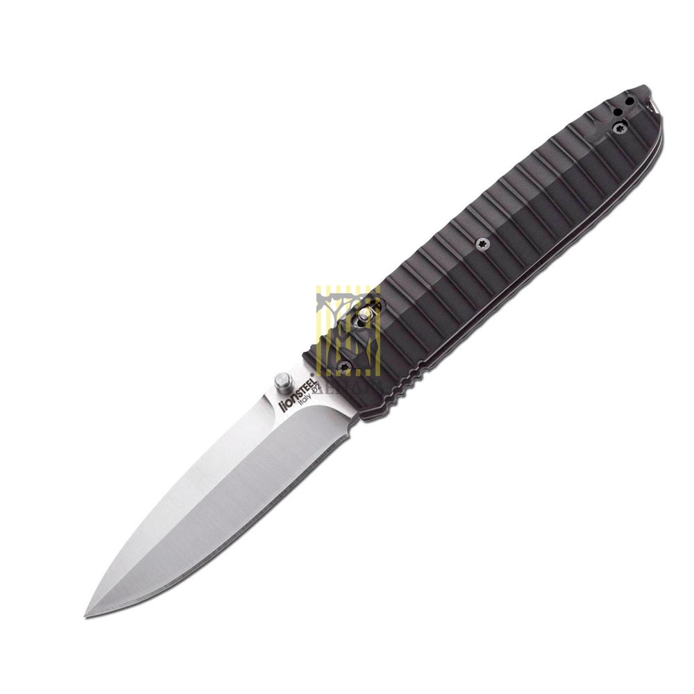 Нож "Daghetta"складной, сталь D2, рукоять анодированный алюминий черного цвета, клипса