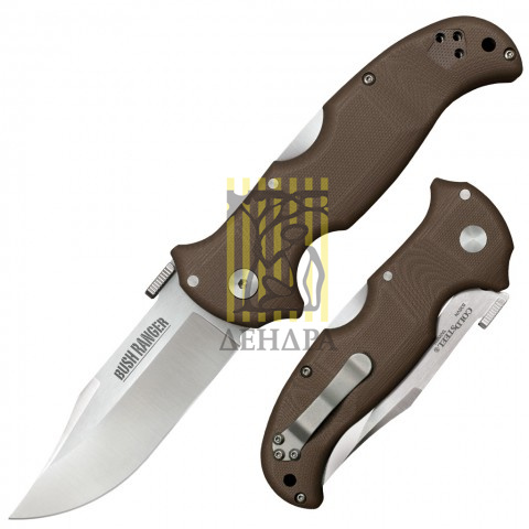 Нож "Bush Ranger" складной, сталь S35VN, длина клинка 3 1/2", замок Tri-Ad® Lock, рукоять пластик G-