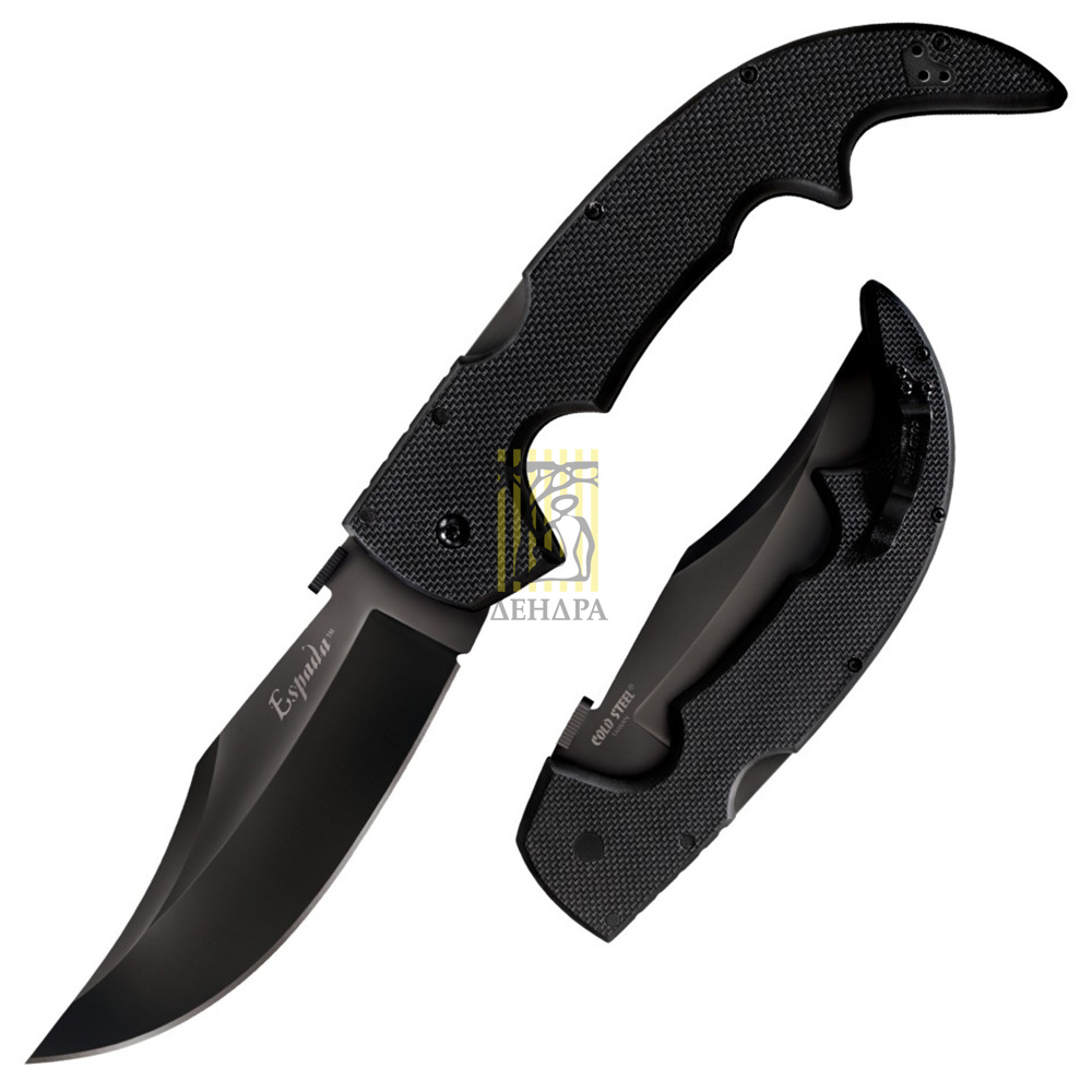 Нож Espada складной, сталь Carpenter CTS, длина клинка 5 1/2", покрытие DLC, рукоять пластик G-10, ч