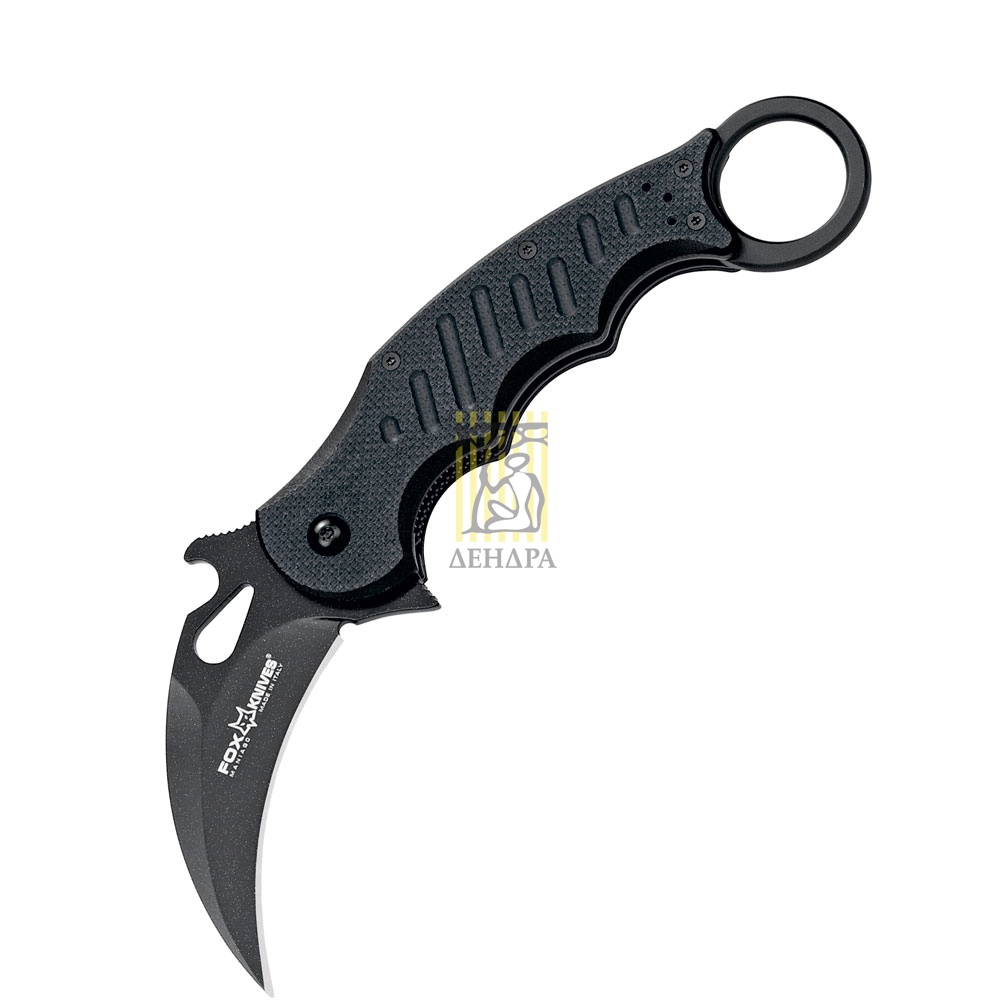 Нож "FOX KARAMBIT" складной, клинок-карамбит, рукоять G10