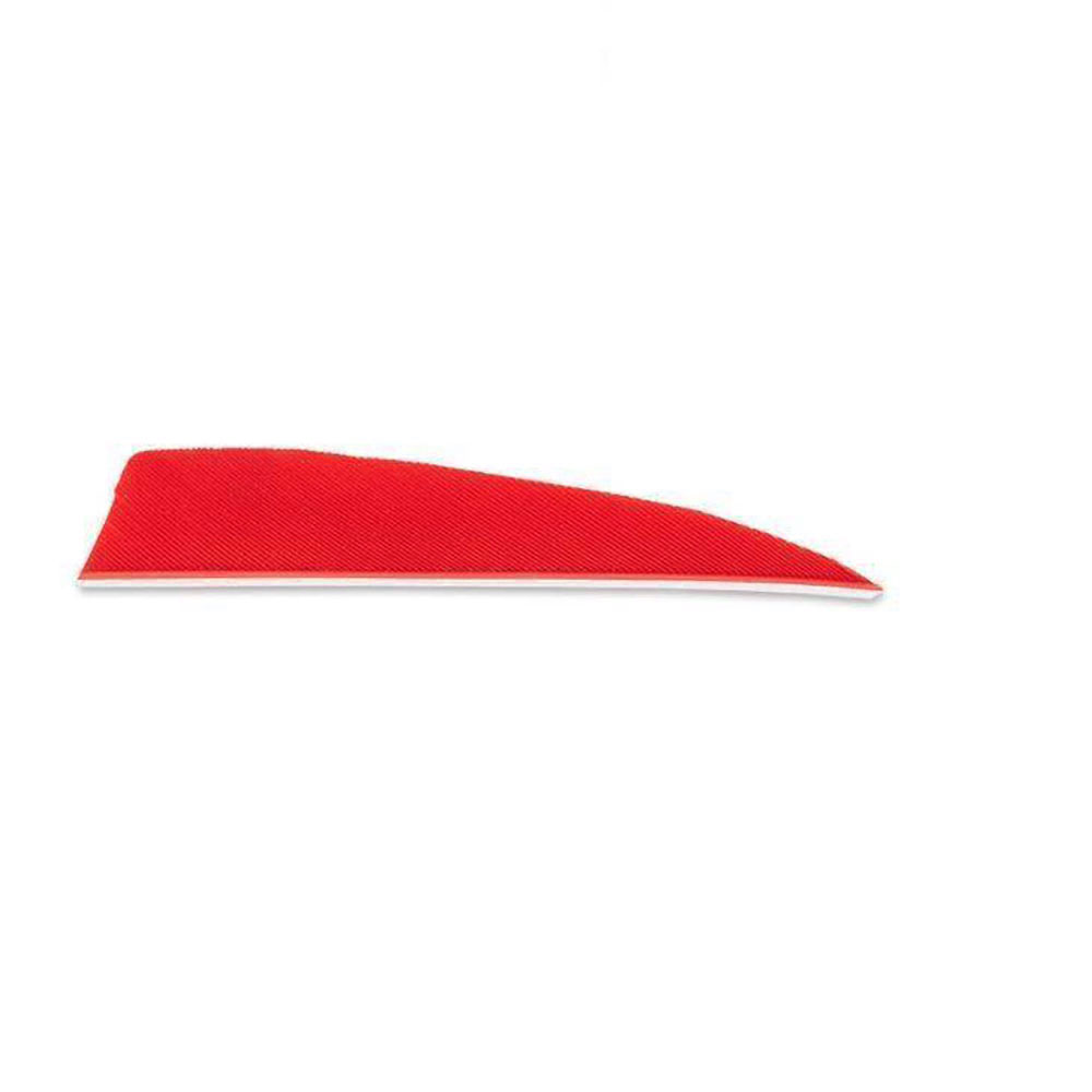 Оперение для стрел Gateway Feathers, форма Shield, размер 3", цвет красный, 100 шт/уп