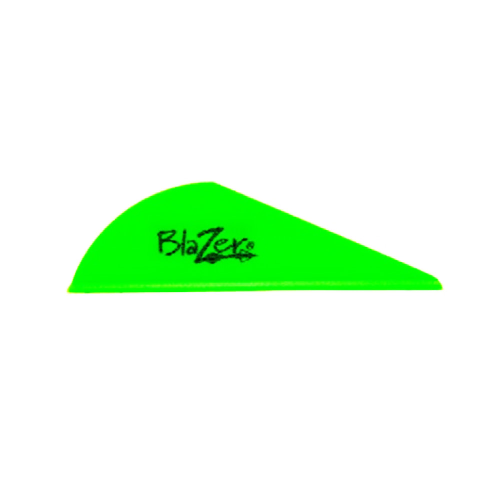 Оперение для стрел пластиковое Blazer, размер 2", цвет неоновый зеленый, производитель Bohning, 100