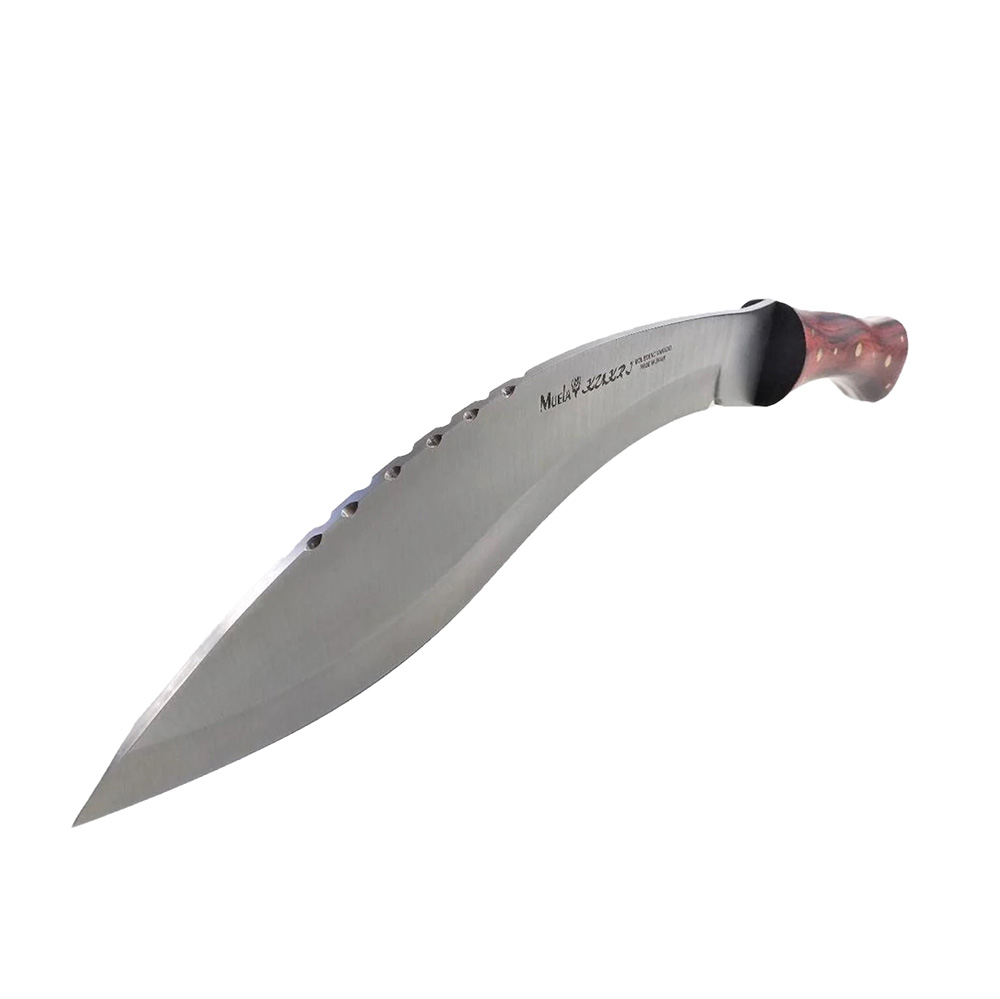 Нож "Kukri", клинок 26 см, рукоять дерево, кожаный чехол