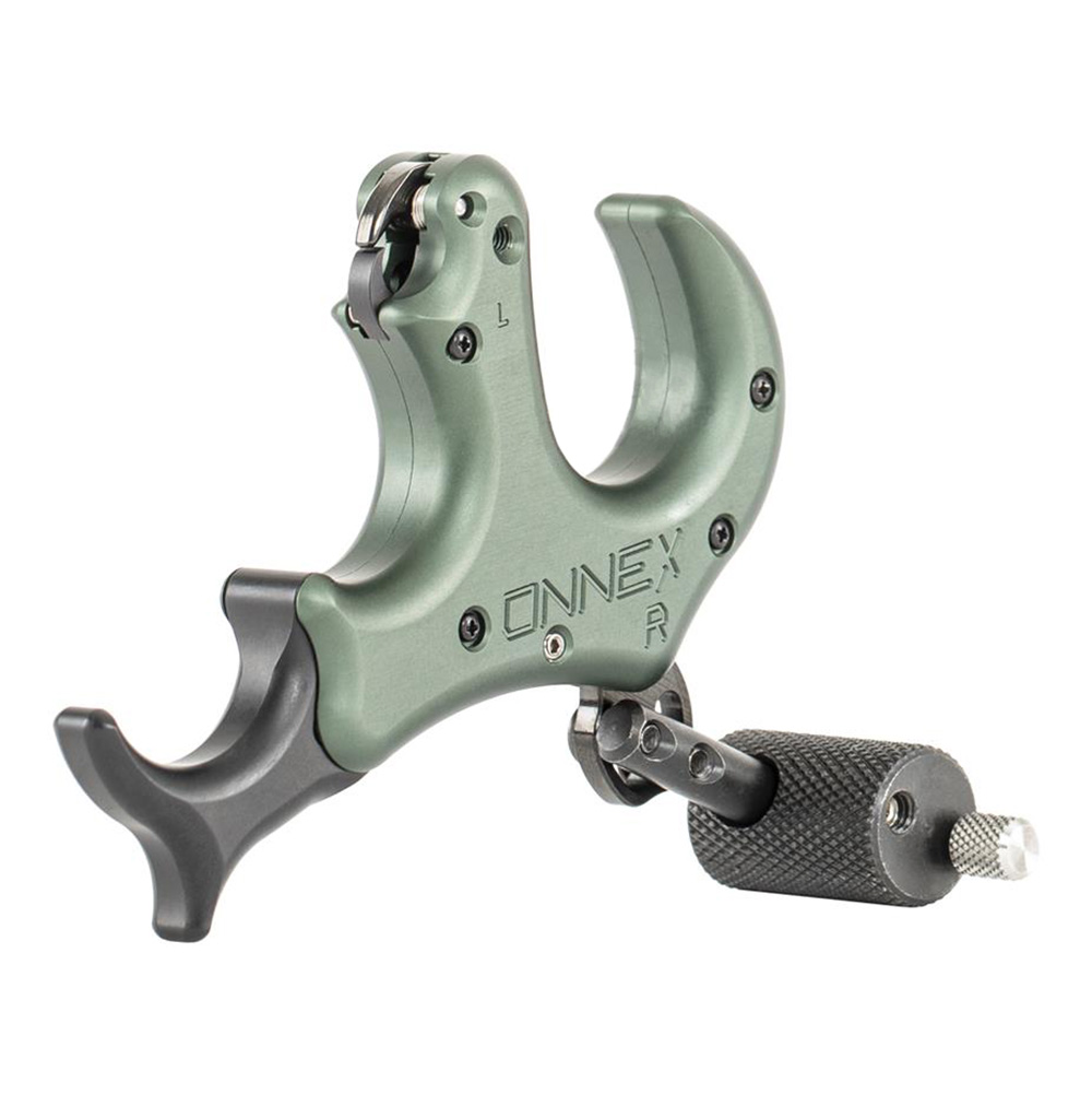 Релиз для лука ONNEX тяговый, Т-образный, производитель Stan, размер M, цвет серо-зеленый с черны