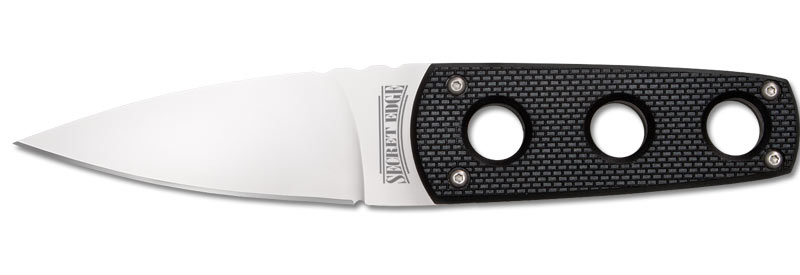 Нож Secret Edge с фиксированным клинком, сталь AUS 8A, рукоять пластик G-10, чехол Secure-Ex™, цепоч