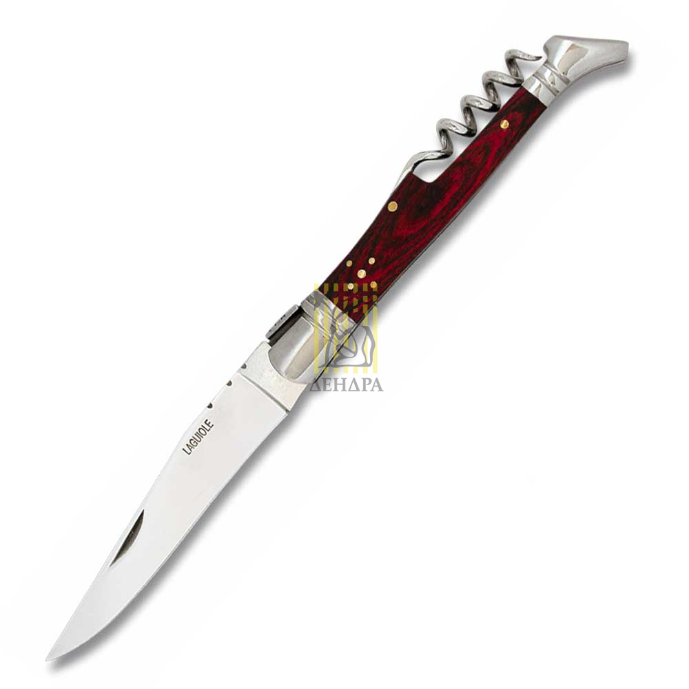 Нож складной наваха LAGUIOLE, трещетка, длина клинка 9,5 см, материал клинка Stainless Steel, рукоят