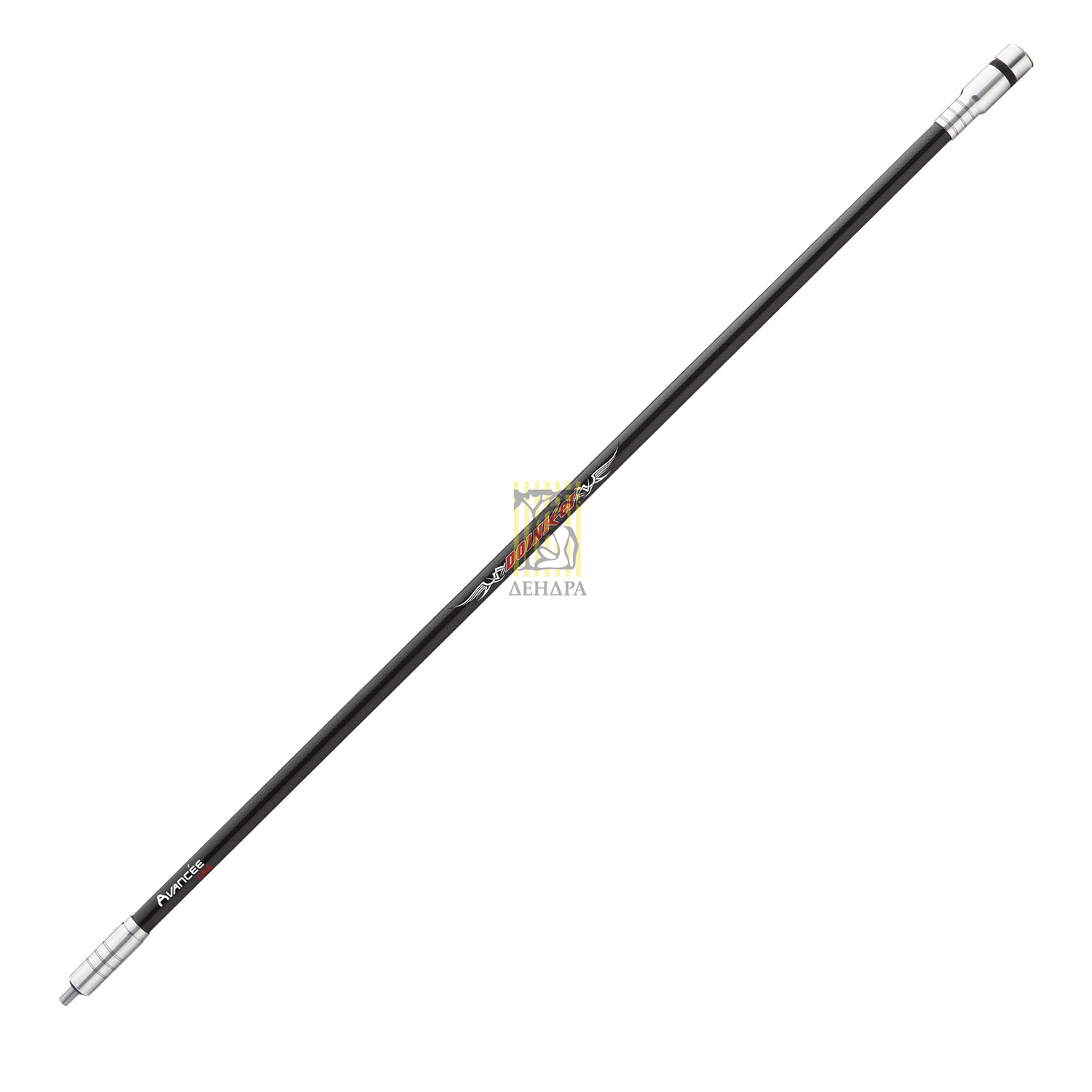 Стабилизатор для лука Avencee Doinker Supreme Carbon, длина 30", вес 147 гр, цвет черный, грузик сер