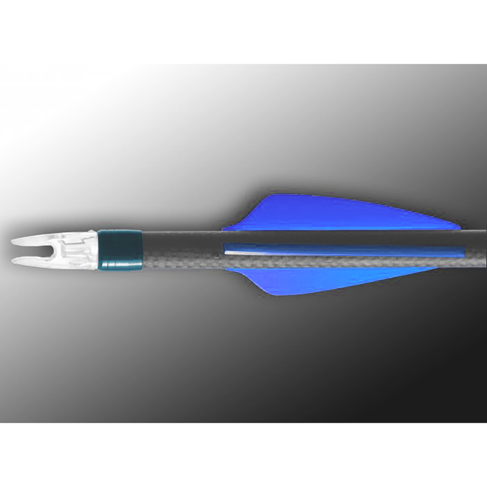 Оперение для стрел пластиковое, производитель Flex-Fletch, форма Shield, длина 1,87", цвет синий, 10