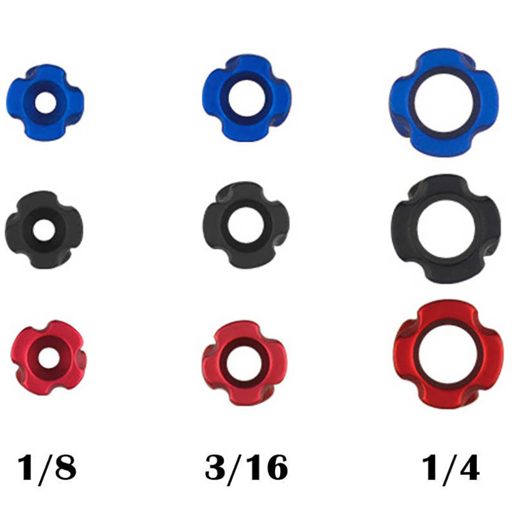 Пип-сайт Element, диаметр отверстия 1/4", материал алюминий, синий
