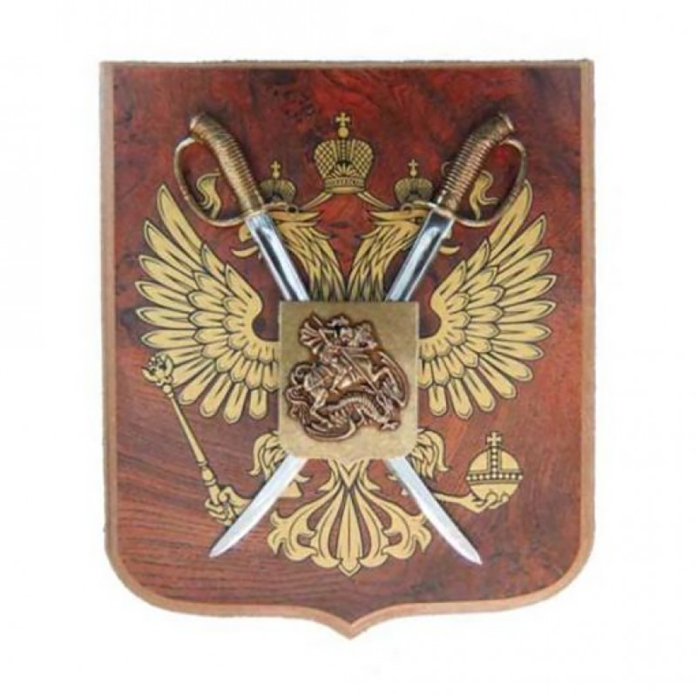 Панно щит и 2 меча Св.Георгия