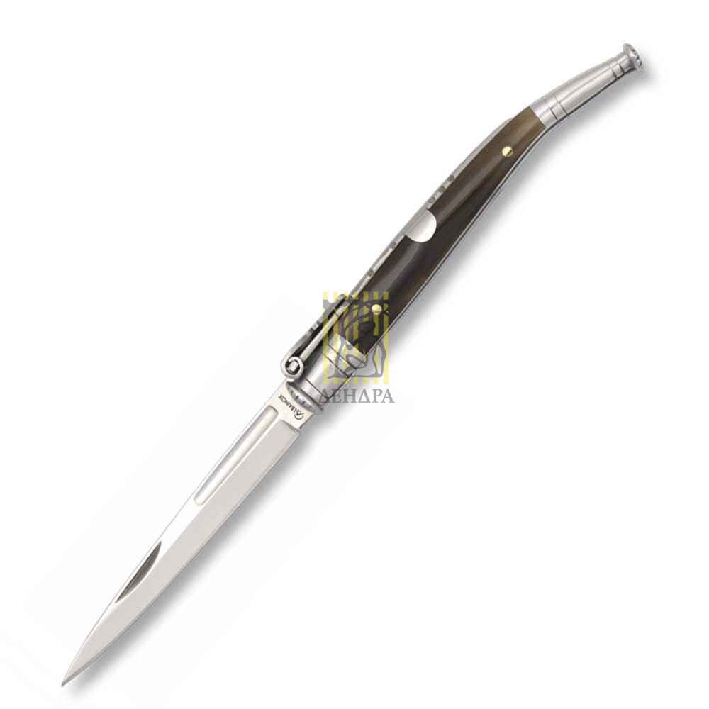 Нож складной наваха ESTILETE, длина клинка 7,8 см, материал клинка Stainless Steel, рукоять рог буйв