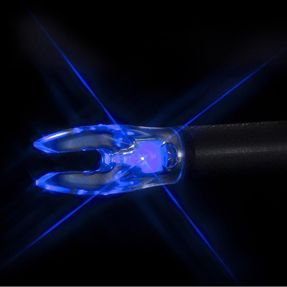 Хвостовик светящийся G-UNI диаметр 4 мм, цвет синий, производитель Nockturnal, в упаковке 3 шт