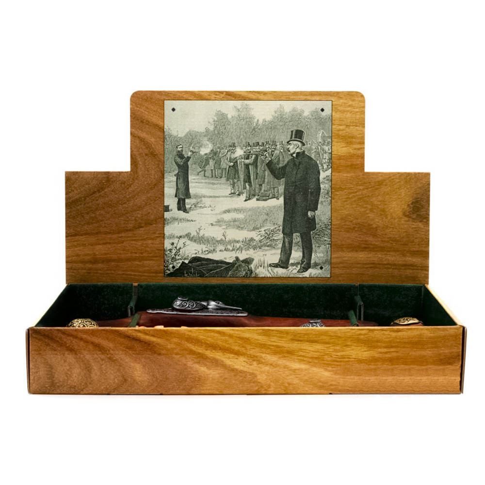 Пистолет кремневый, Бресция, Италия 1825 г., латунь, комплект 2 еденицы