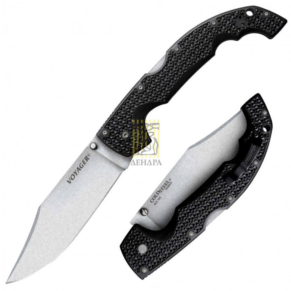 Нож Voyager Extra Large складной, сталь AUS10A, длина клинка 5 1/2", клинок Сlip Point, рукоять плас
