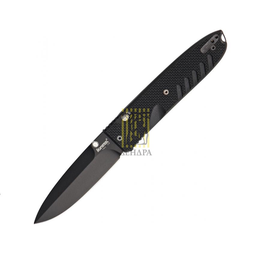 Нож "Daghetta" складной, сталь 440C с черным покрытием, рукоять G10, клипса