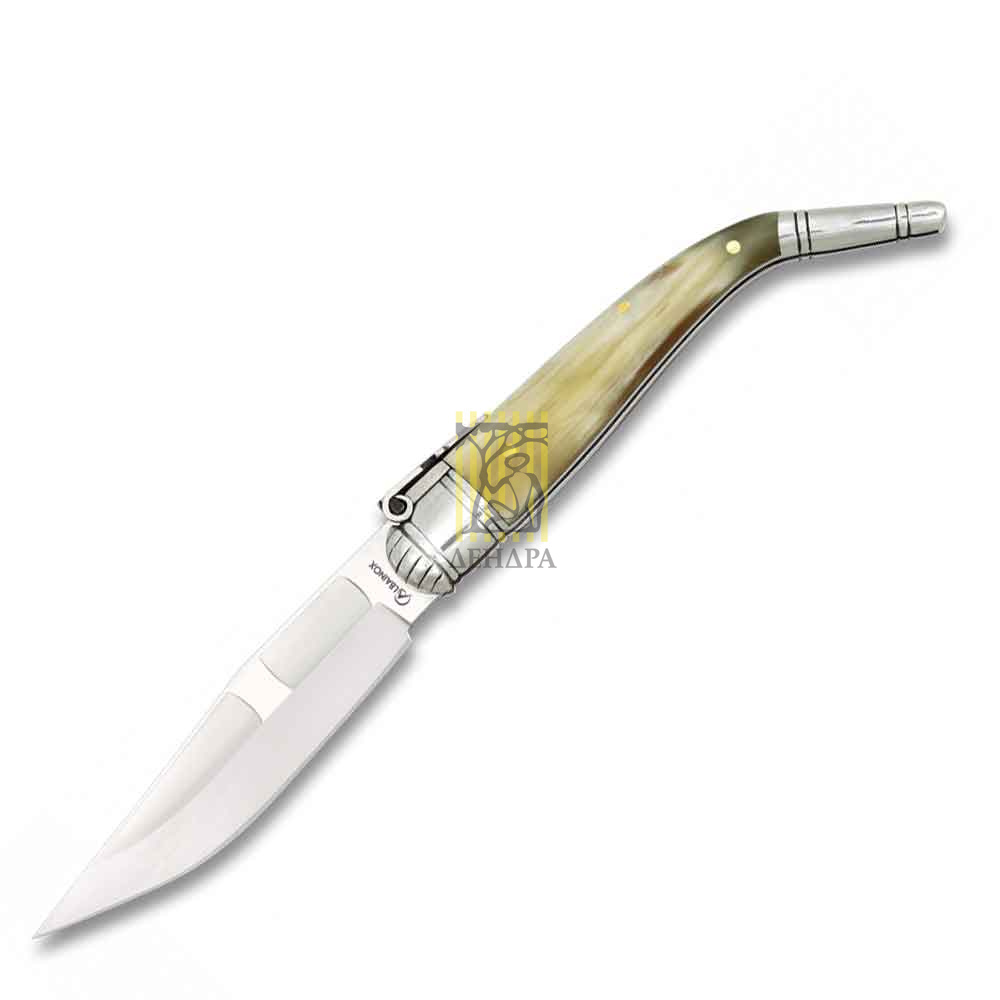 Нож складной наваха SEVILLANA, длина клинка 10 см, материал клинка Stainless Steel, рукоять рог буйв